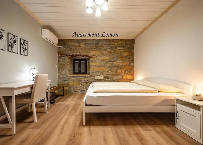 Daire Istrian Stone House With Big Garden Marezige